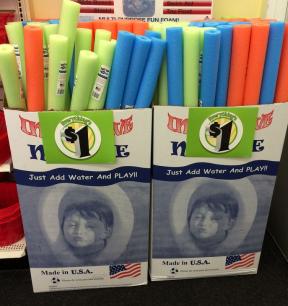 Dollar Store Pool Noodles Horse Agility Equipment