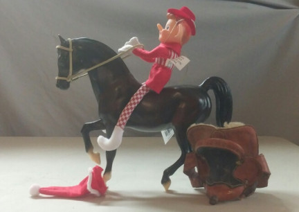 Mike the Elf Riding Breyers Horse Bareback 2017