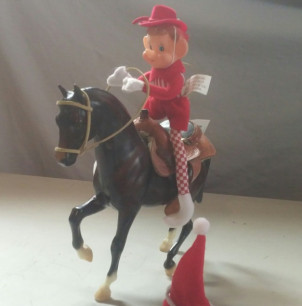 Mike the Elf Riding Breyers Horse 2017