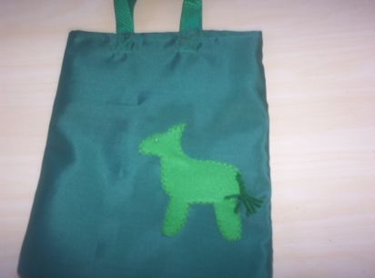 Donkey Green Shopping Bag